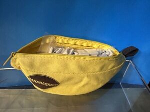 Bananagrams Word Game Set with Yellow Banana Shaped Pouch